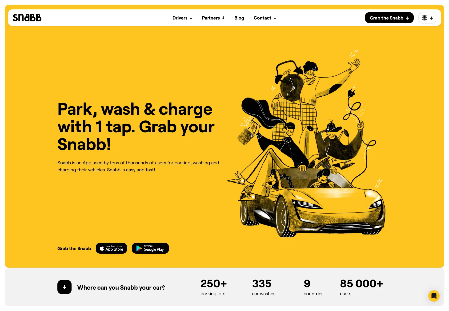 Snabb — Parking & EV App